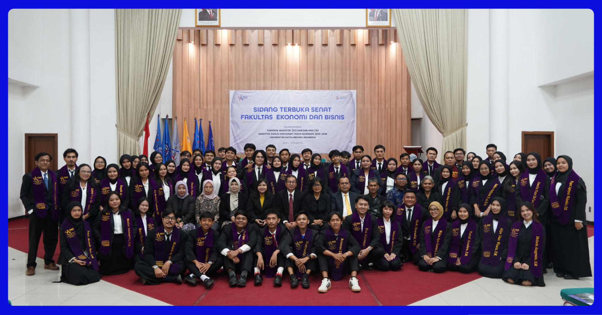 FEB USNI Gelar Yudisium Semester Ganjil dan Genap TA 2025 hingga 2026